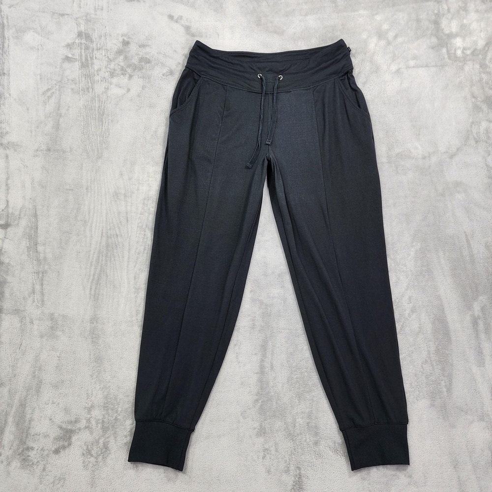 Marika Pants Womens M Black‎ Jogger Drawstring Pockets Yoga Gym Running Workout